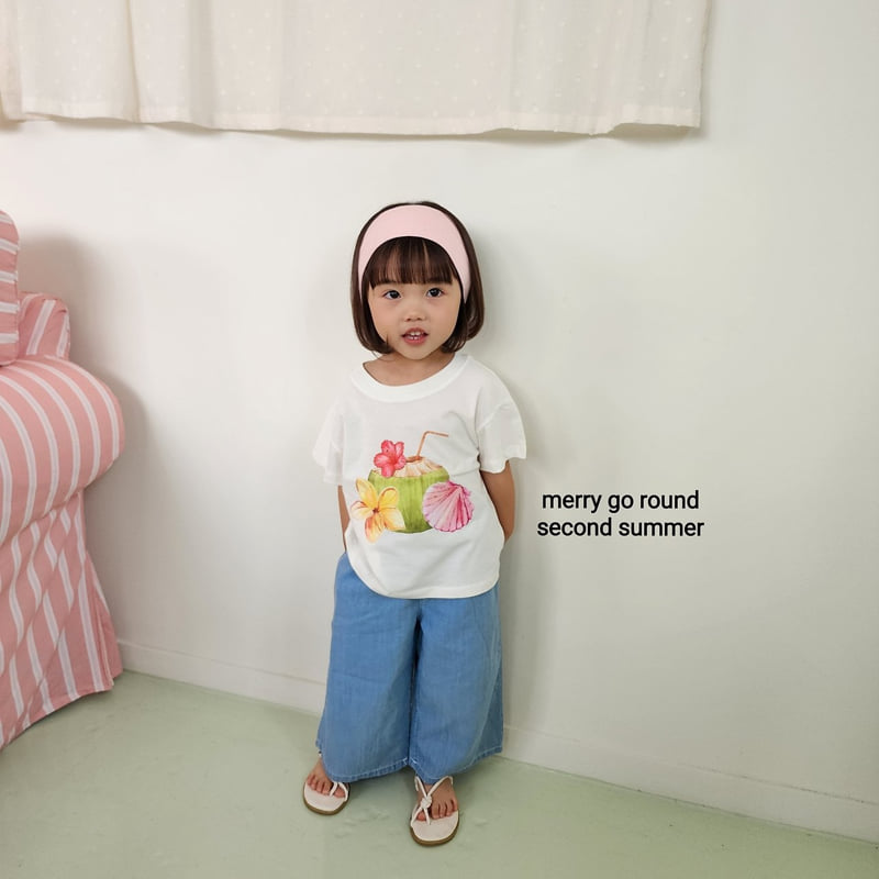 Merry Go Round - Korean Children Fashion - #prettylittlegirls - Coconut Tee - 2
