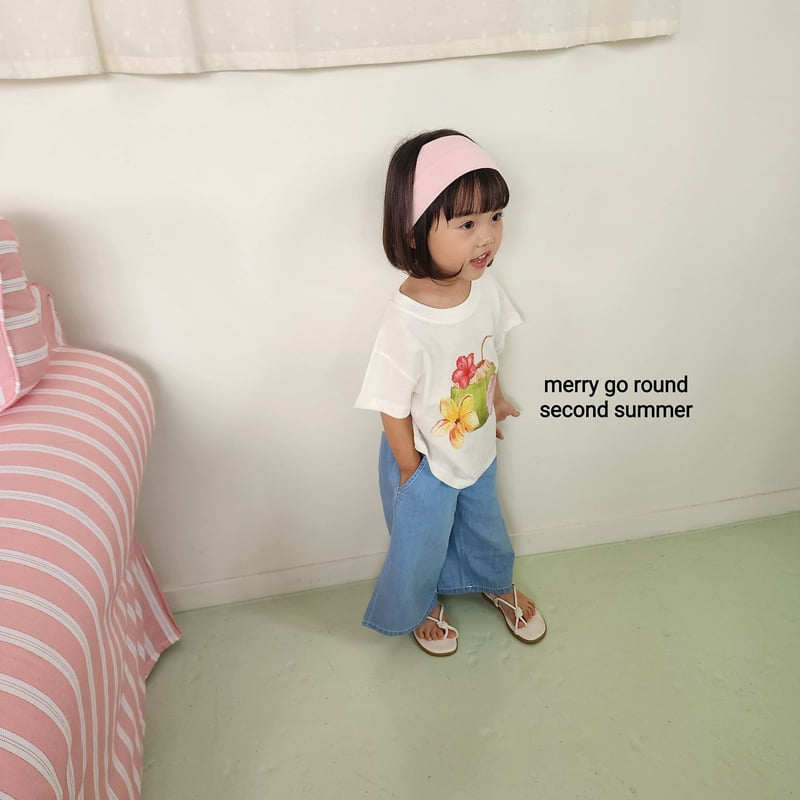 Merry Go Round - Korean Children Fashion - #stylishchildhood - Coconut Tee - 5