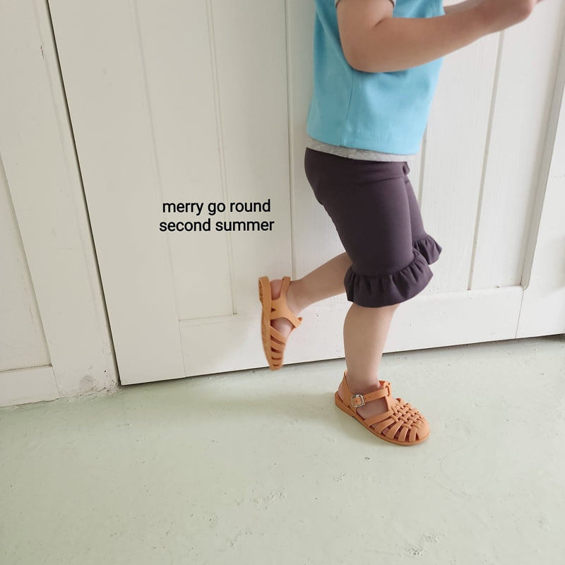 Merry Go Round - Korean Children Fashion - #toddlerclothing - Spandex Frill Shorts - 4