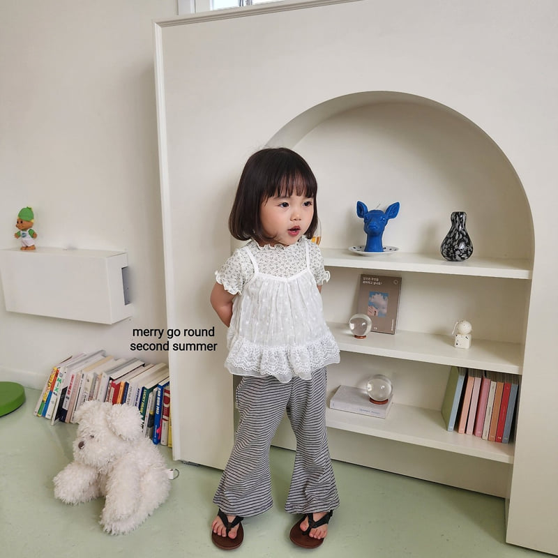 Merry Go Round - Korean Children Fashion - #todddlerfashion - Honey Bustier - 5
