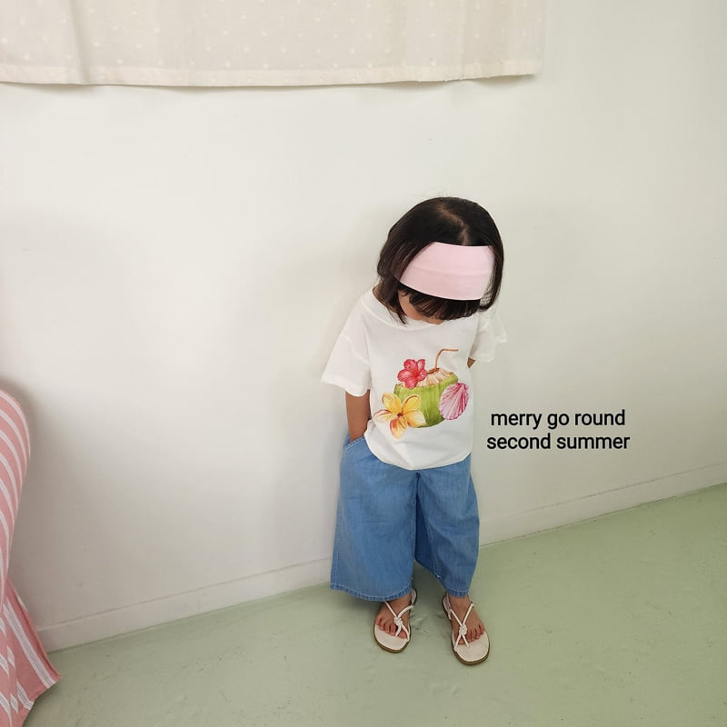 Merry Go Round - Korean Children Fashion - #todddlerfashion - Coconut Tee - 3