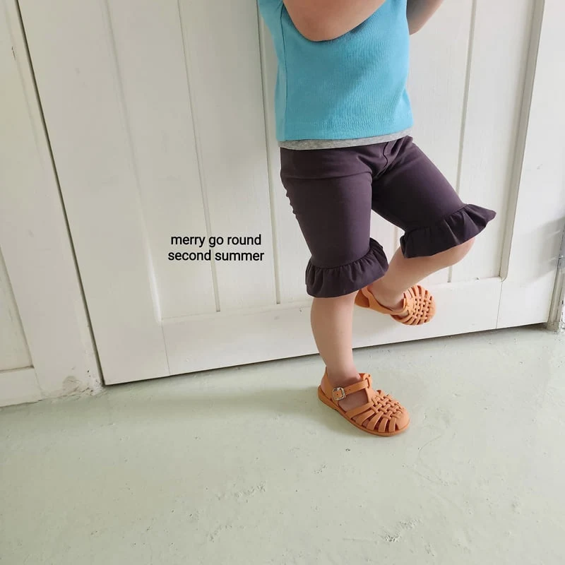 Merry Go Round - Korean Children Fashion - #toddlerclothing - Spandex Frill Shorts - 3