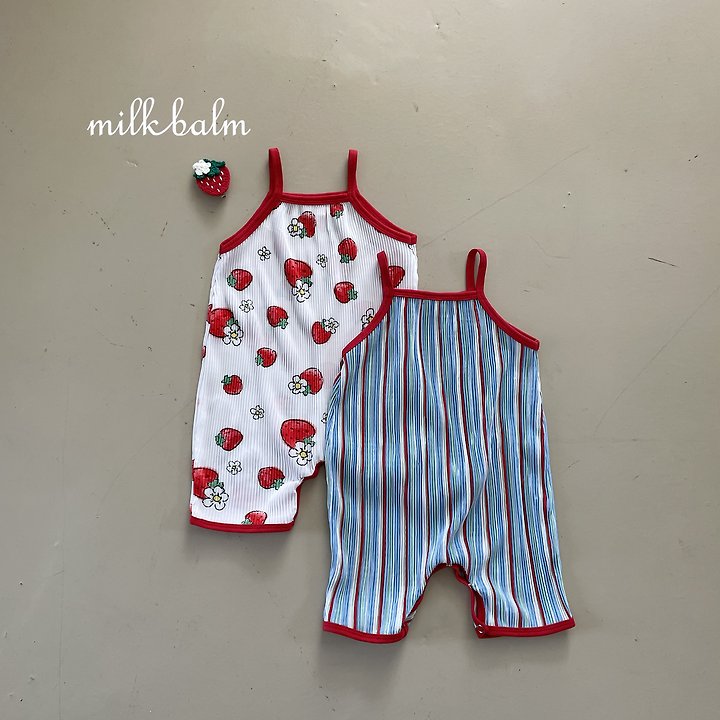 Milk Balm - Korean Baby Fashion - #onlinebabyshop - Coachella Suspender Suit - 4