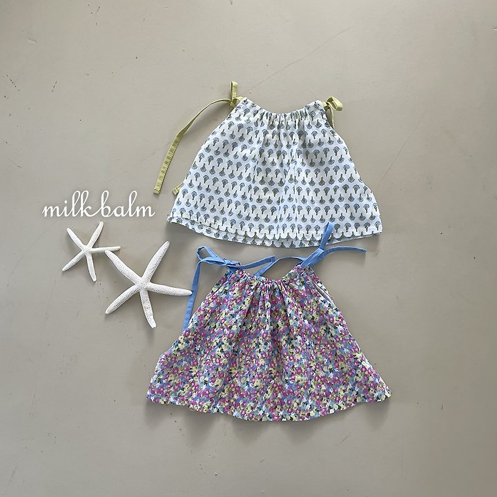 Milk Balm - Korean Baby Fashion - #babyboutique - Jardin Halter Blouse