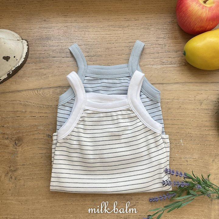 Milk Balm - Korean Baby Fashion - #babyclothing - High Tension Sleeveless Tee - 5