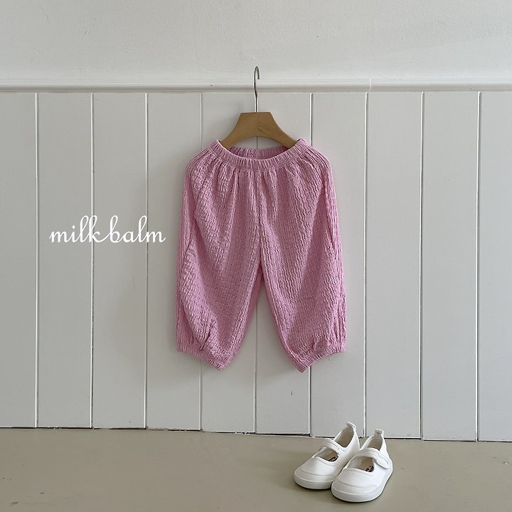 Milk Balm - Korean Baby Fashion - #babyfever - Crinkle Jogger Pants - 6