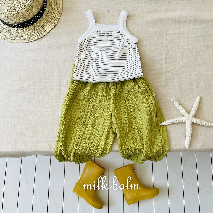 Milk Balm - Korean Baby Fashion - #babylifestyle - High Tension Sleeveless Tee - 9