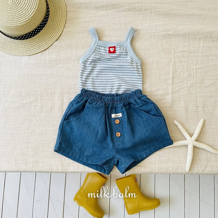 Milk Balm - Korean Baby Fashion - #babyootd - High Tension Sleeveless Tee - 11