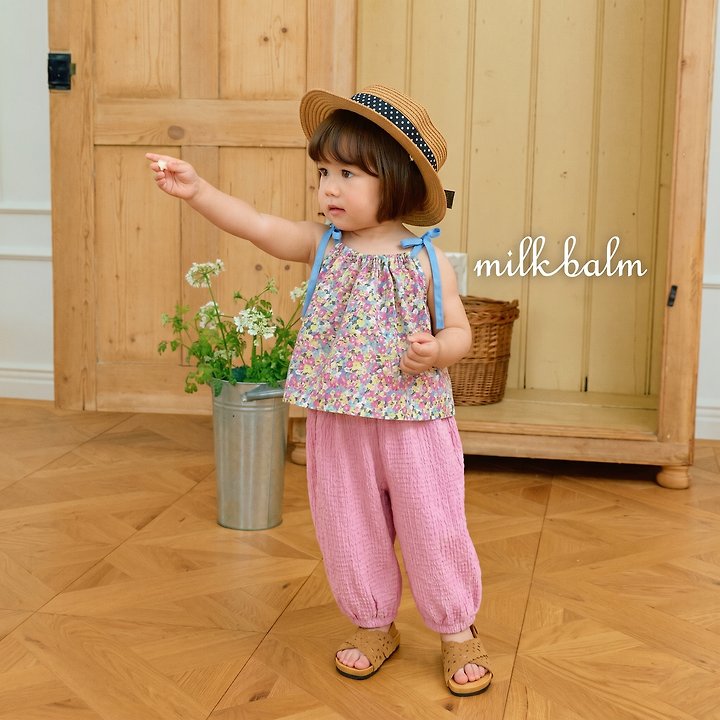 Milk Balm - Korean Baby Fashion - #babyoutfit - Jardin Halter Blouse - 10