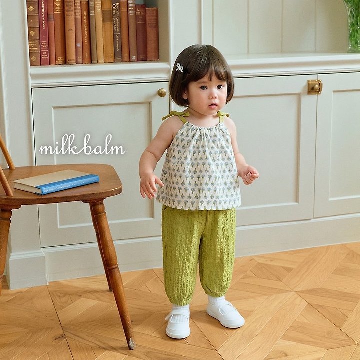 Milk Balm - Korean Baby Fashion - #babywear - Jardin Halter Blouse - 12