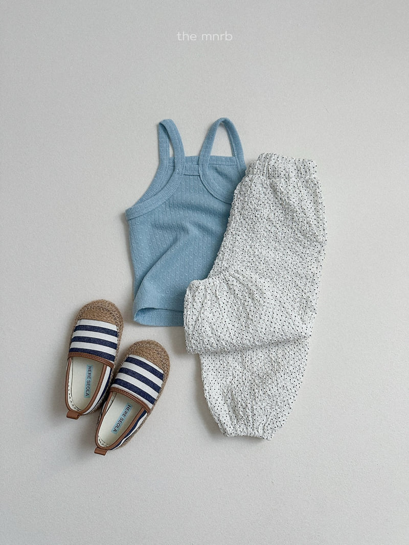 Mini Robe - Korean Children Fashion - #childrensboutique - Rabbit Sleeveless Tee - 11