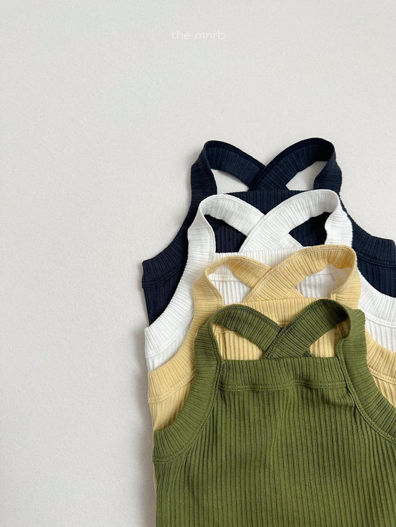 Mini Robe - Korean Children Fashion - #childrensboutique - Soft Ribbed Sleeveless Top - 5