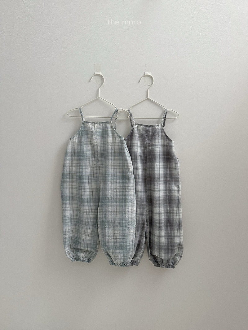 Mini Robe - Korean Children Fashion - #childrensboutique - Candy Check Overalls