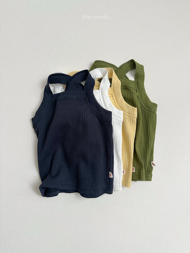 Mini Robe - Korean Children Fashion - #discoveringself - Soft Ribbed Sleeveless Top - 7