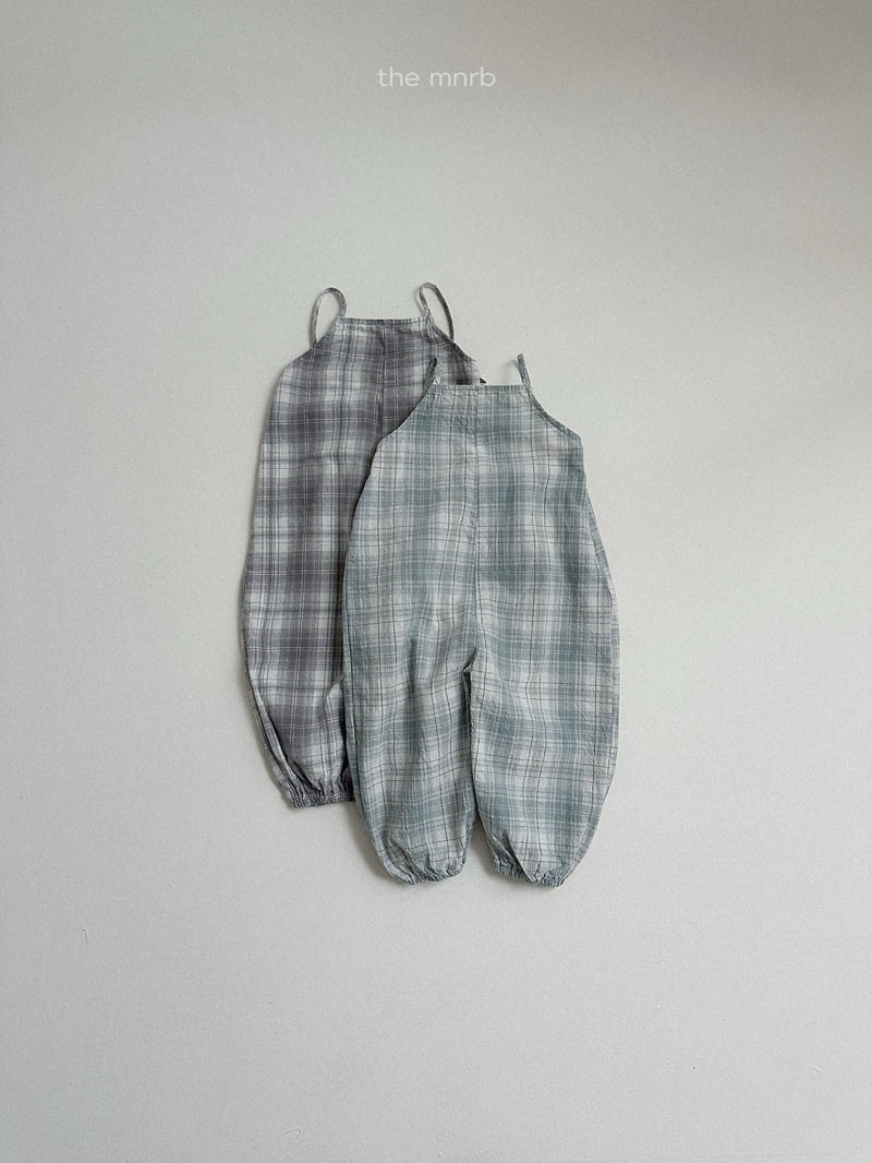 Mini Robe - Korean Children Fashion - #discoveringself - Candy Check Overalls - 3