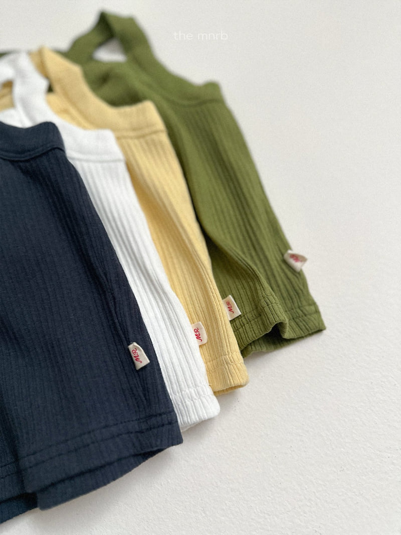 Mini Robe - Korean Children Fashion - #fashionkids - Soft Ribbed Sleeveless Top - 8