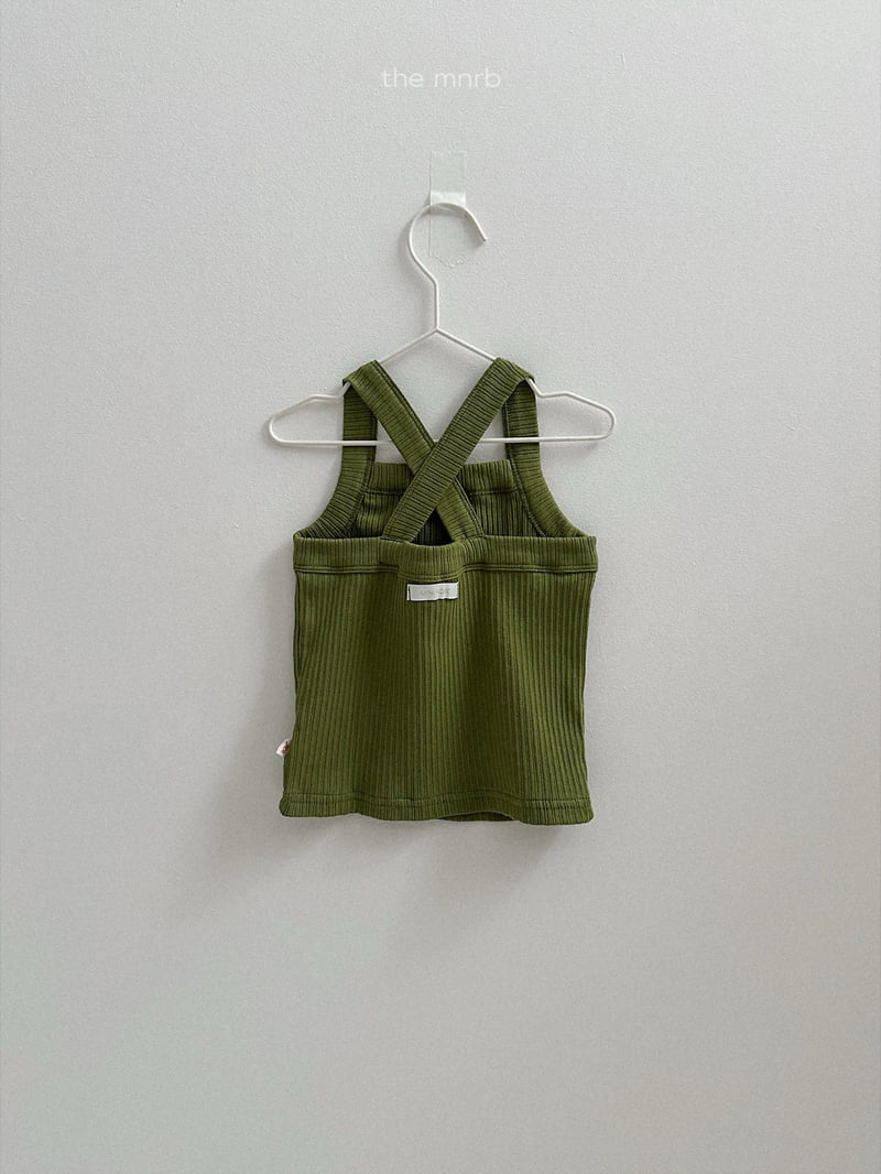 Mini Robe - Korean Children Fashion - #kidsshorts - Soft Ribbed Sleeveless Top - 9
