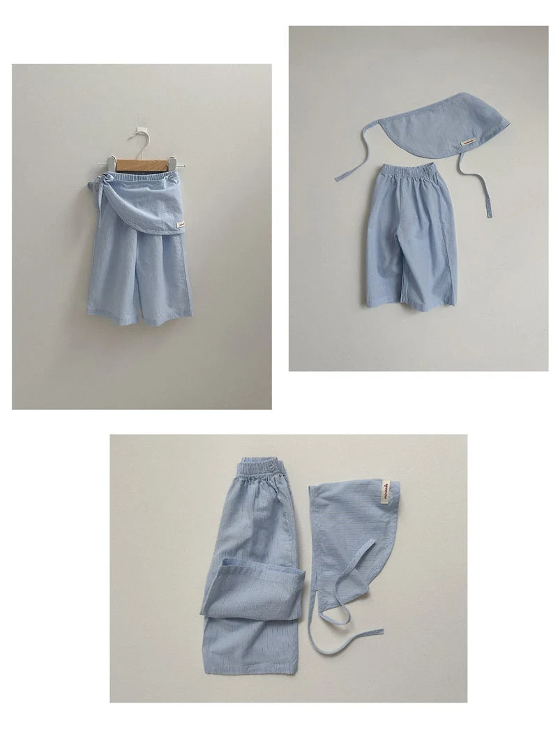 Mini Robe - Korean Children Fashion - #kidsshorts - Scarf Pants - 6