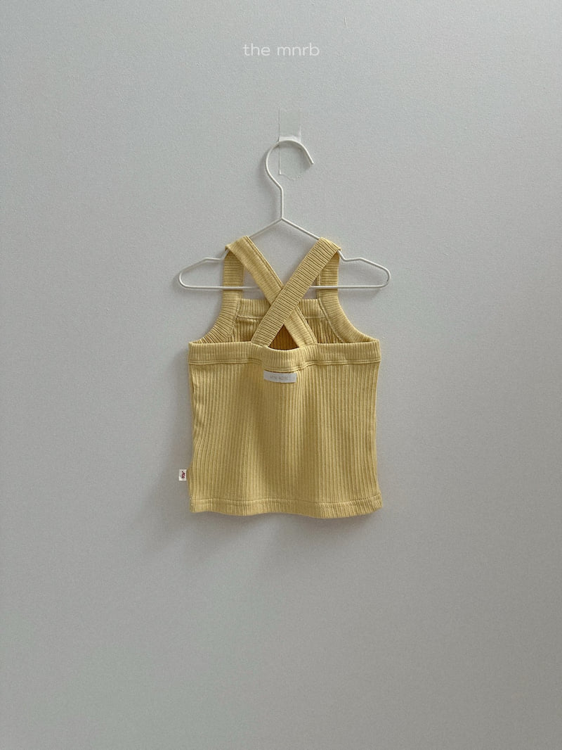 Mini Robe - Korean Children Fashion - #kidsstore - Soft Ribbed Sleeveless Top - 10