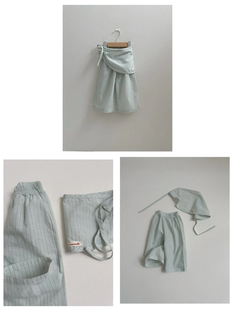 Mini Robe - Korean Children Fashion - #kidsstore - Scarf Pants - 7