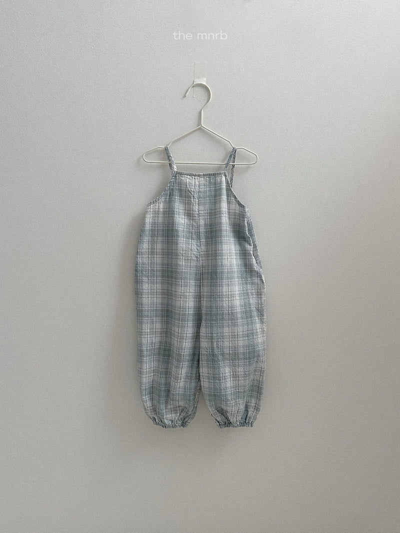 Mini Robe - Korean Children Fashion - #kidzfashiontrend - Candy Check Overalls - 7