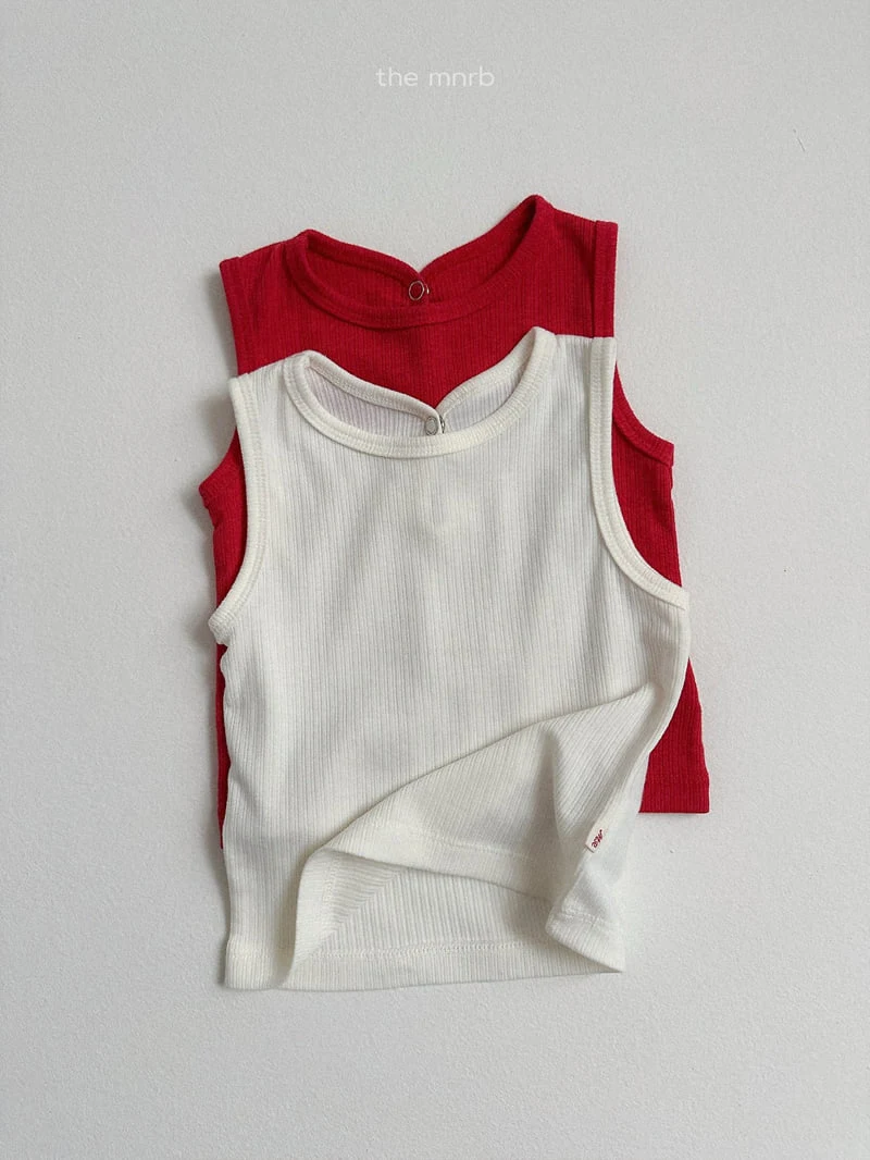 Mini Robe - Korean Children Fashion - #toddlerclothing - Ttotto Sleeveless Top - 4