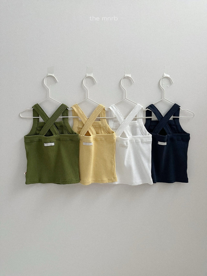 Mini Robe - Korean Children Fashion - #todddlerfashion - Soft Ribbed Sleeveless Top