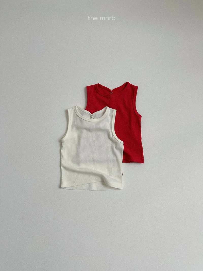 Mini Robe - Korean Children Fashion - #toddlerclothing - Ttotto Sleeveless Top - 3