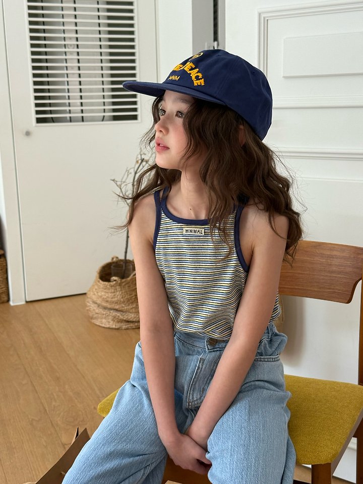 Minimal - Korean Children Fashion - #Kfashion4kids - Tutu Color Sleeveless Top - 3