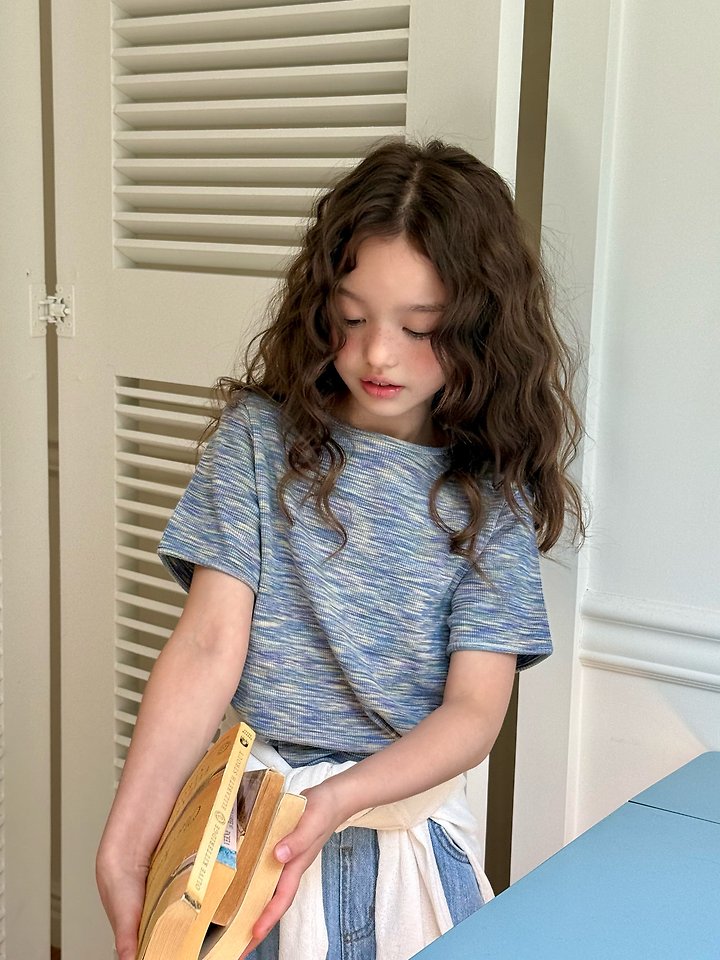 Minimal - Korean Children Fashion - #childrensboutique - Mix Dyeing Tee - 6