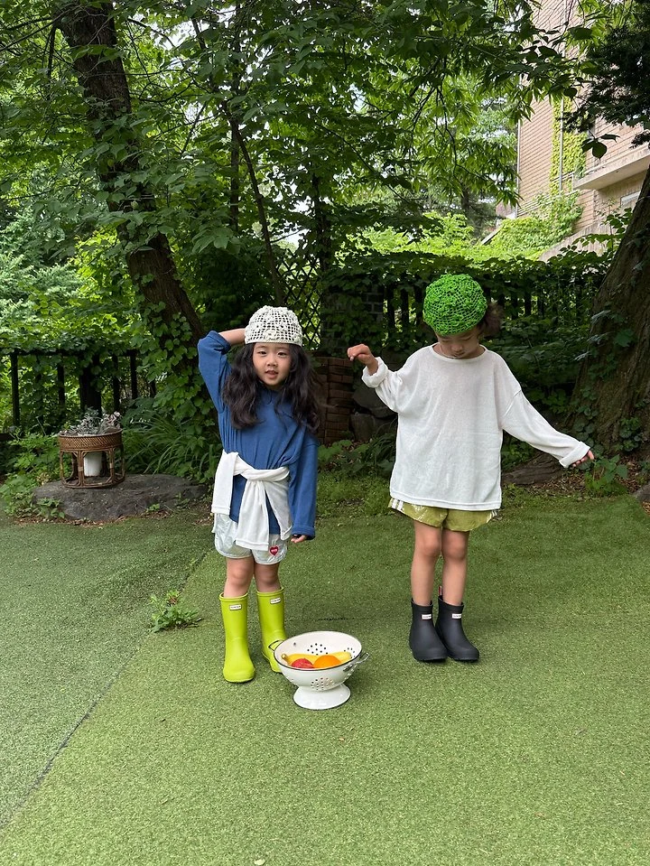 Minimal - Korean Children Fashion - #fashionkids - Natural Long Sleeve Tee - 8