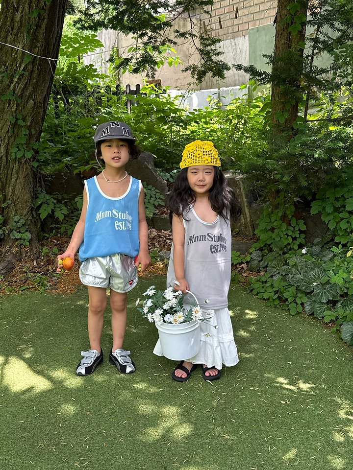Minimal - Korean Children Fashion - #kidsshorts - MNM Mesh Sleeveless Top - 3