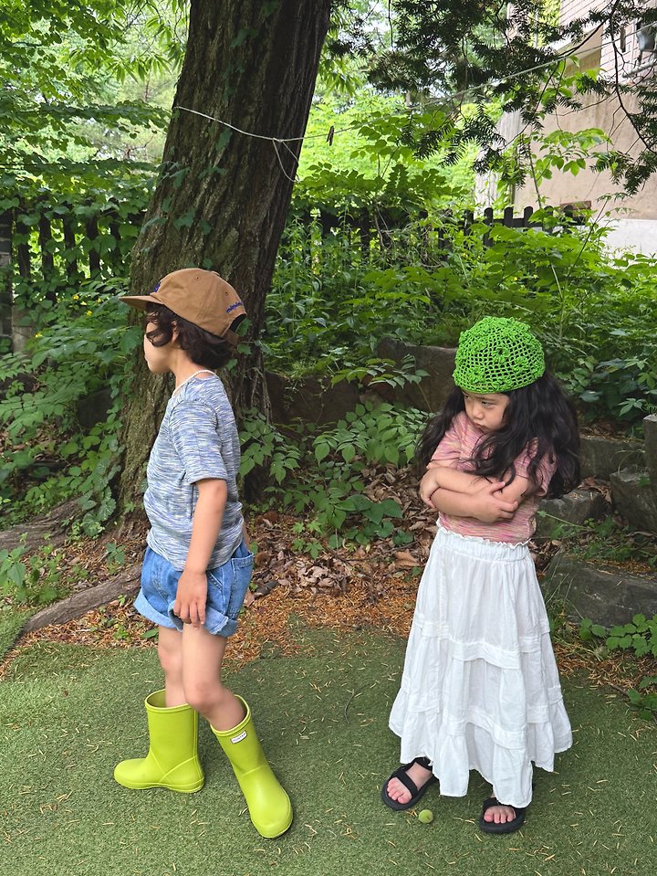 Minimal - Korean Children Fashion - #kidzfashiontrend - Mix Dyeing Tee - 12