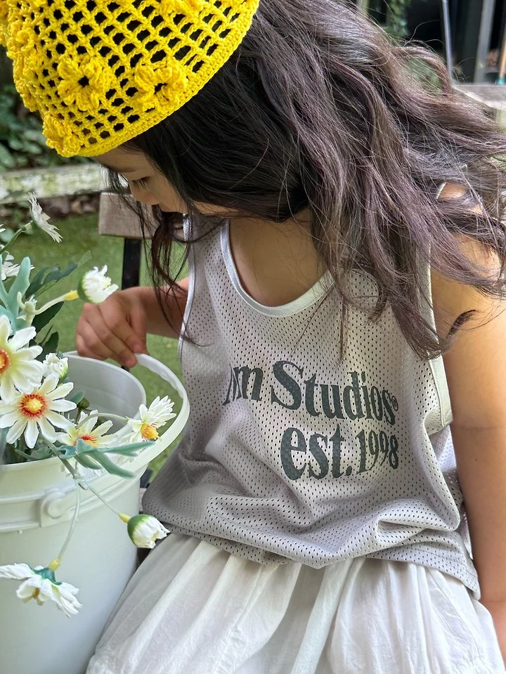 Minimal - Korean Children Fashion - #littlefashionista - MNM Mesh Sleeveless Top - 7