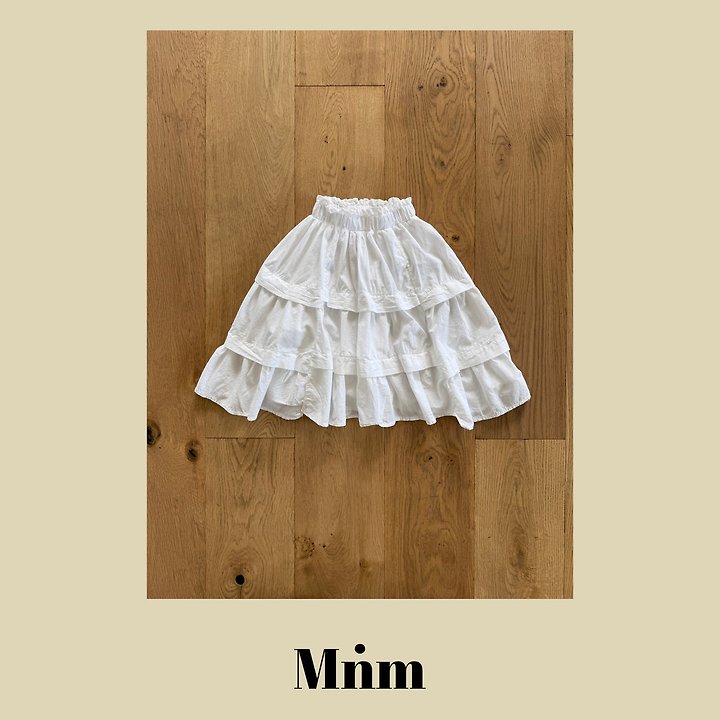 Minimal - Korean Children Fashion - #prettylittlegirls - Mori Tiered Skirt