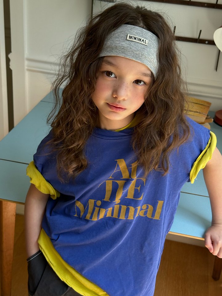 Minimal - Korean Children Fashion - #prettylittlegirls - Paint Slogan Tee - 12