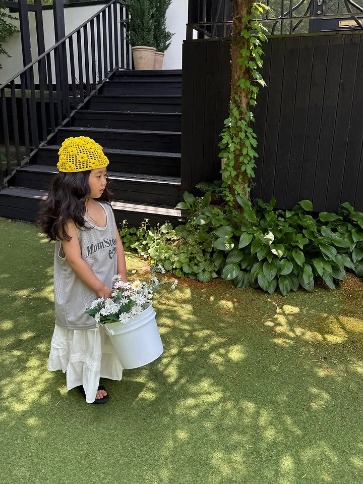 Minimal - Korean Children Fashion - #todddlerfashion - MNM Mesh Sleeveless Top - 11