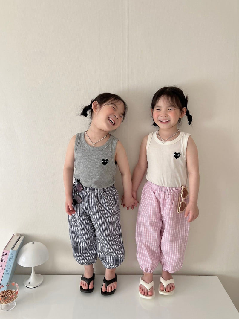 Moran - Korean Children Fashion - #designkidswear - Tartan Check Pants - 8