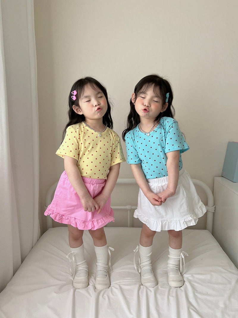 Moran - Korean Children Fashion - #designkidswear - Sugar Dot Tee - 7