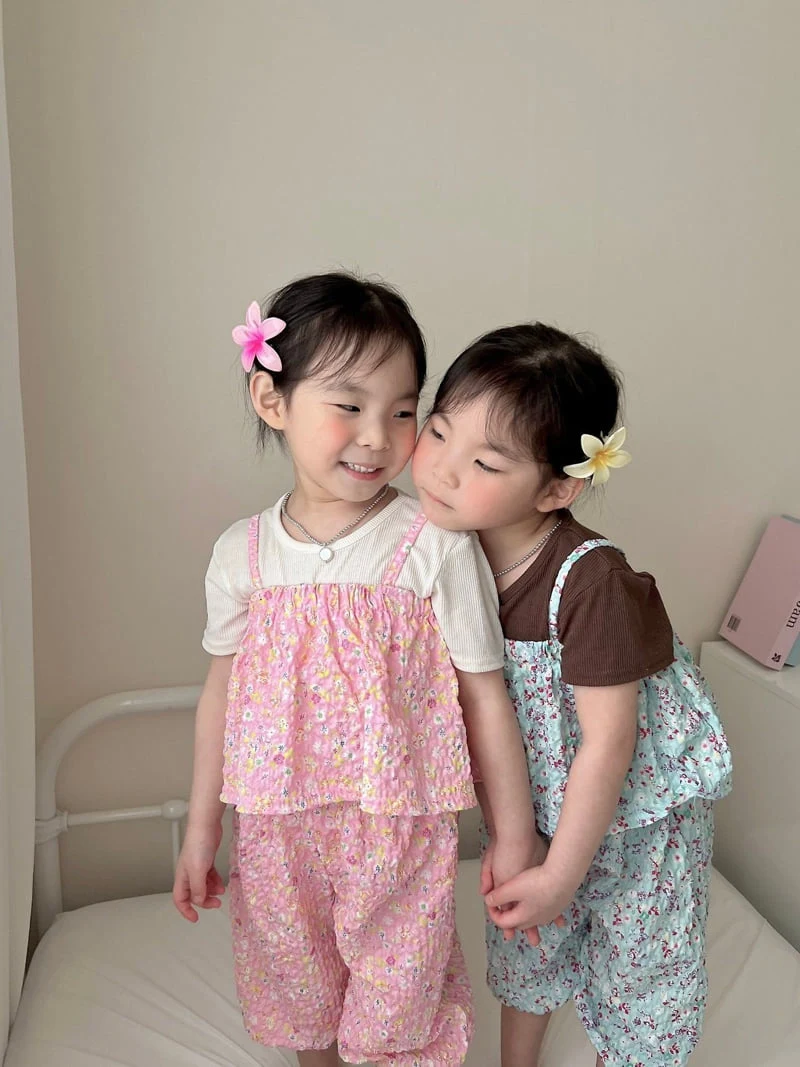 Moran - Korean Children Fashion - #designkidswear - Cloud Flower Pants - 4