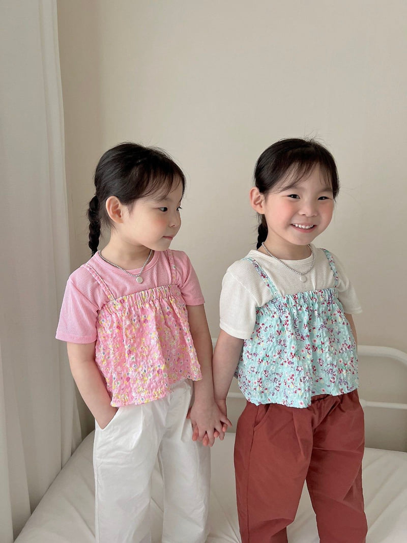 Moran - Korean Children Fashion - #discoveringself - Cloud Flower Bustier