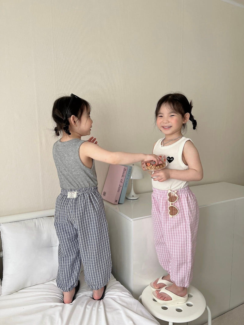 Moran - Korean Children Fashion - #fashionkids - Tartan Check Pants - 10