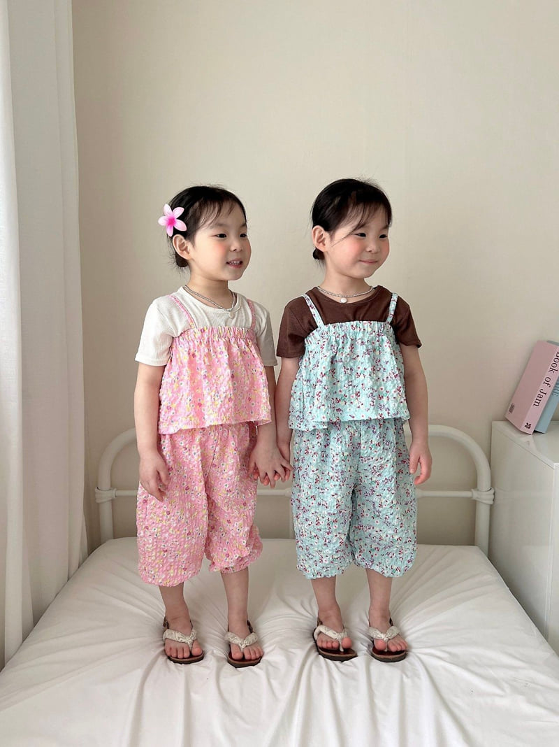 Moran - Korean Children Fashion - #fashionkids - Cloud Flower Pants - 5