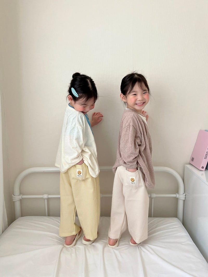 Moran - Korean Children Fashion - #fashionkids - Smile Cool Baggy Pants - 3