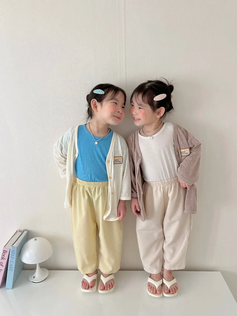 Moran - Korean Children Fashion - #kidsshorts - Cotton Blend Cardigan