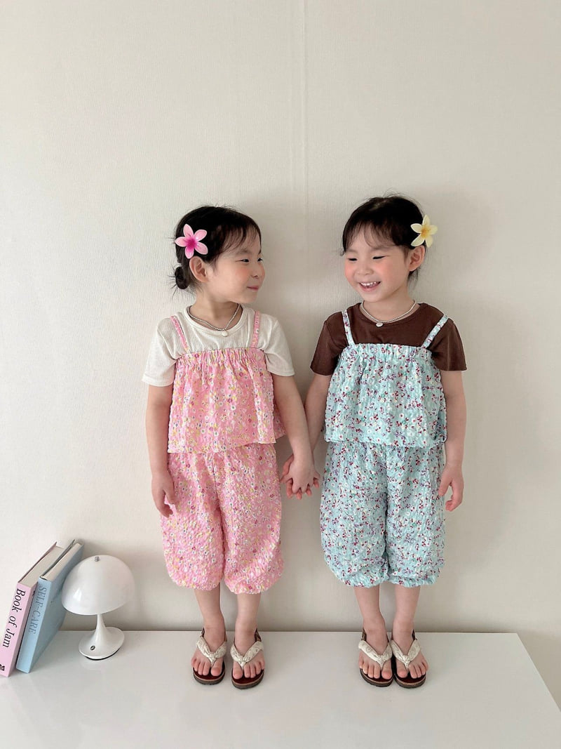 Moran - Korean Children Fashion - #kidsstore - Cloud Flower Pants - 7