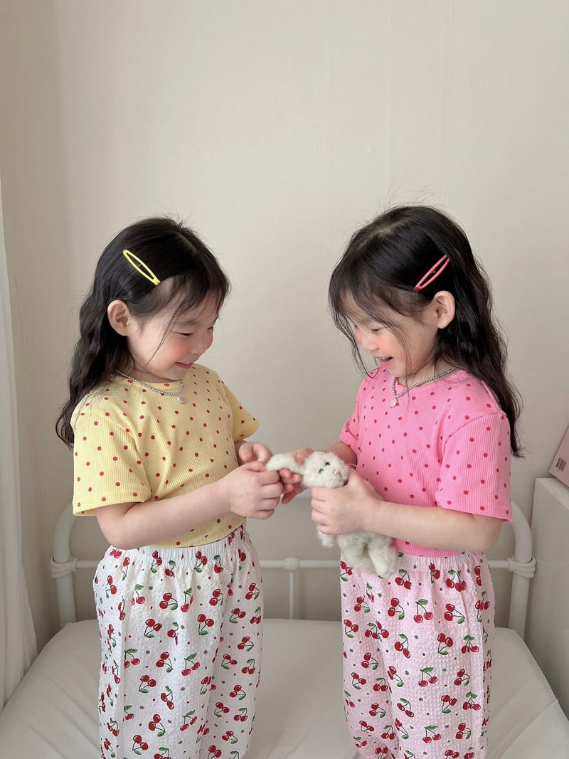 Moran - Korean Children Fashion - #kidzfashiontrend - Sugar Dot Tee - 12