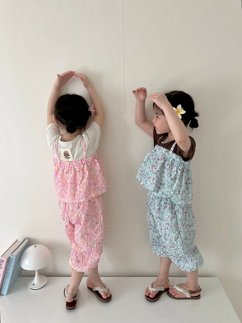 Moran - Korean Children Fashion - #kidzfashiontrend - Cloud Flower Pants - 8