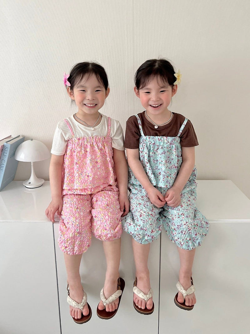 Moran - Korean Children Fashion - #littlefashionista - Cloud Flower Pants - 10