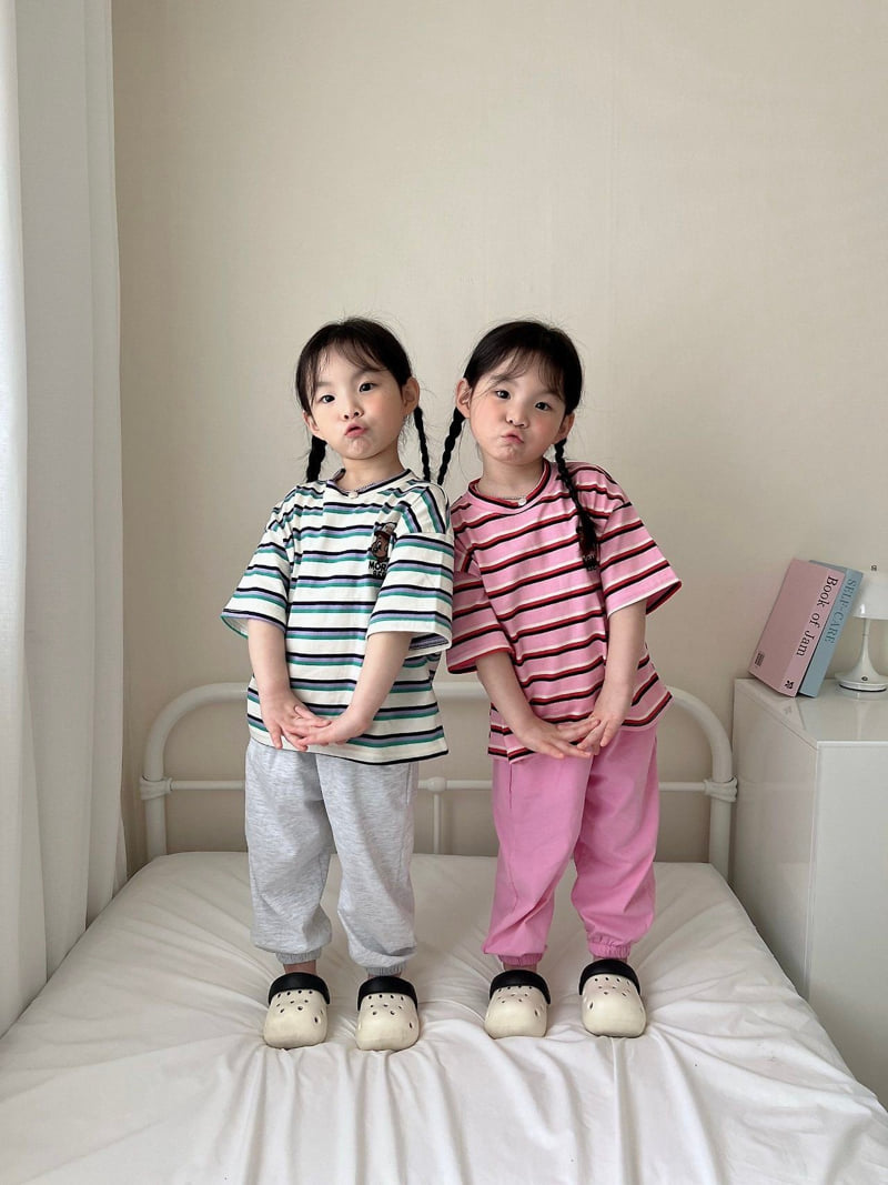 Moran - Korean Children Fashion - #littlefashionista - Melbourne Ice Jogger Pants - 9